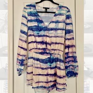 Forever 21 Printed Romper